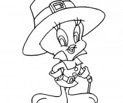 Coloriage Gangster Tweety