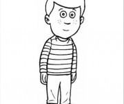 Coloriage Le petit gamin