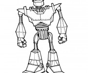 Coloriage Robot Géant