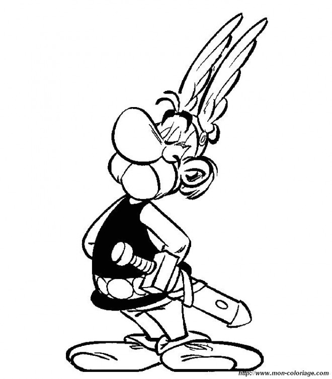 Coloriage et dessins gratuits Asterix à imprimer