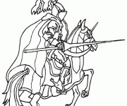 Coloriage Chevalier britanique