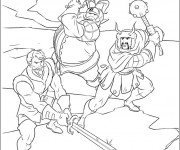 Coloriage Les Vikings Guerriers