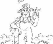 Coloriage Le jardinier singe