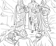 Coloriage J&eacute;sus Christianisme