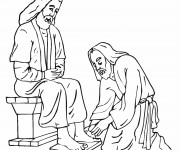 Coloriage Jésus de Nazareth Le Seigneur