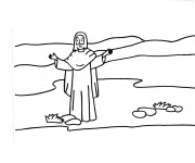 Coloriage Jésus en Ligne