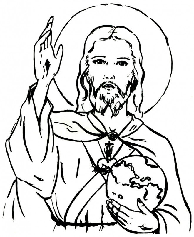 Coloriage Jesus gratuit à imprimer liste 40 à 60