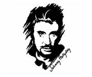 Coloriage et dessins gratuit Chanteur Johnny Hallyday à imprimer
