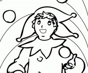 Coloriage et dessins gratuit Jongleur couleur à imprimer