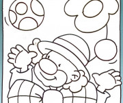 Coloriage Jongleur de Cirque pour relaxer