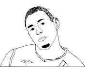 Coloriage et dessins gratuit Karim Benzema facile à imprimer