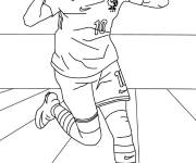 Coloriage Kylian Mbapp&eacute; assure la victoire &agrave; l'&eacute;quipe de France