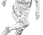 Coloriage Mbapp&eacute; r&eacute;aliste