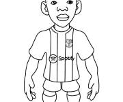 Coloriage Figurine de Lamine Yamal