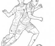 Coloriage Lamine Yamal fait &eacute;talage de son talent durant le match