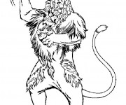Coloriage Le Lion Homme