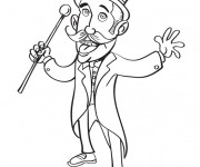 Coloriage Le Magicien amusant