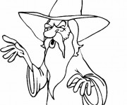 Coloriage Le Magicien sage