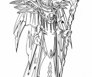 Coloriage Magicien Dark Sage