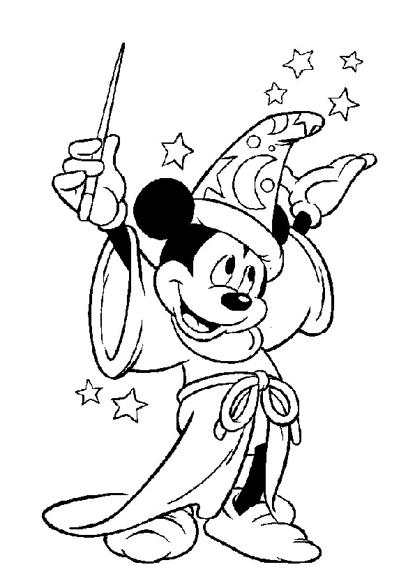 coloriage magicien disney dessin gratuit a imprimer de phare