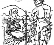 Coloriage Magicien &Eacute;pouvantail