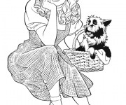 Coloriage Magicien pour Fille