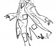 Coloriage Magicien sur ordinateur