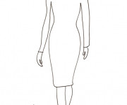 Coloriage Mannequin &agrave; compl&eacute;ter