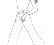 Coloriage Mannequin &agrave; t&eacute;l&eacute;charger