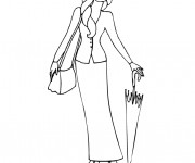 Coloriage Mannequin de couture