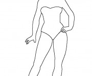 Coloriage Mannequin silhouettes