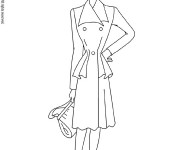 Coloriage Mannequin Stylisme