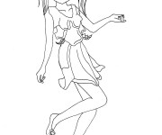 Coloriage Pose Mannequin