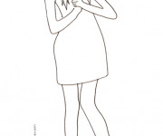 Coloriage Top mod&egrave;le pour enfant