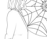 Coloriage Enid la camarade de Mercredi Addams