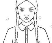 Coloriage et dessins gratuit Jeune mercredi facile à imprimer