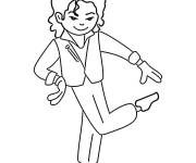 Coloriage et dessins gratuit Facile Michael Jackson à imprimer