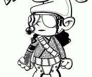 Coloriage Jouet Michael Jackson