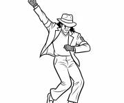 Coloriage Le Magicien de la Musique de Pop