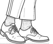 Coloriage Les chaussures de Michael Jackson