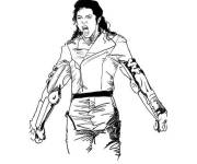 Coloriage et dessins gratuit Michael Jackson &agrave; impri à imprimer