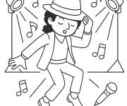 Coloriage Michael Jackson clipart