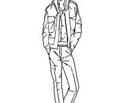 Coloriage Michael Jackson CP