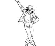 Coloriage Micheal Jakson et la Danse &Eacute;ternelle