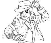 Coloriage Micheal Jakson imprimable