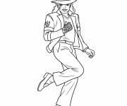 Coloriage Micheal Jakson Le Criminel Doux