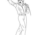 Coloriage Page de Michael Jackson