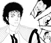 Coloriage Thriller de Michael Jackson