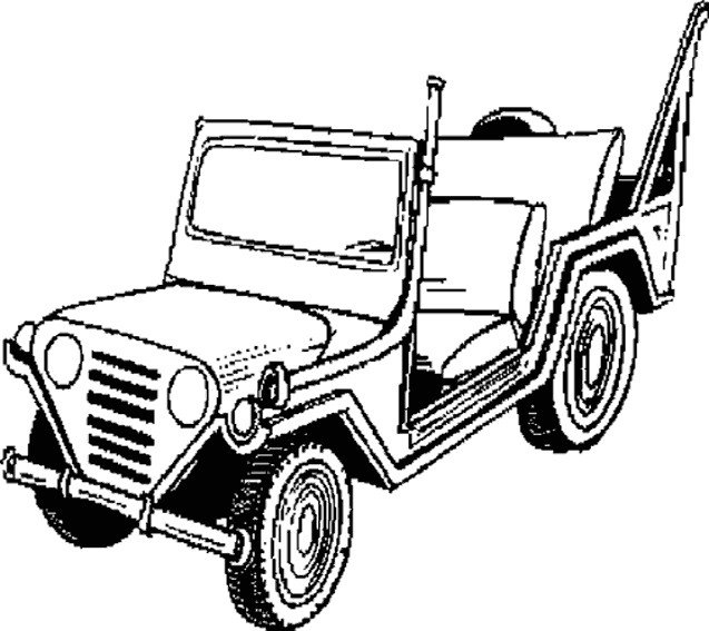 Camion Militaire Coloriage A Imprimer