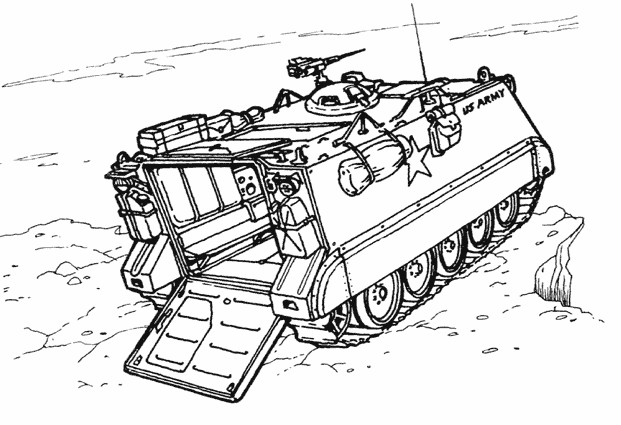 Coloriage Véhicule Tout Terrain dessin gratuit à imprimer